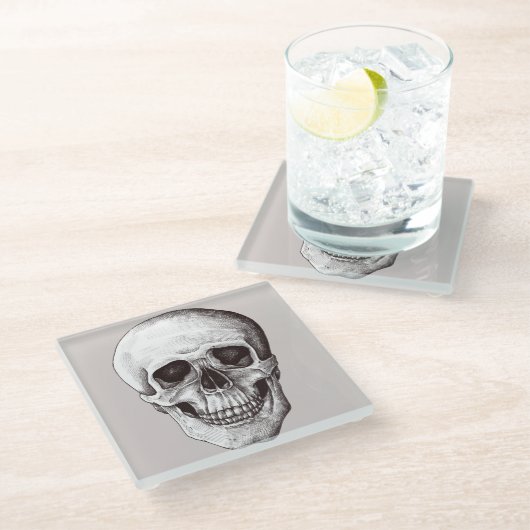 Halloween Glasuntersetzer (Schrägansicht)