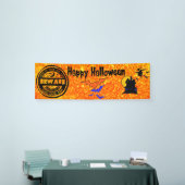 Halloween Glitzer Spuk House Hexenbanner Banner (Messeveranstaltung)