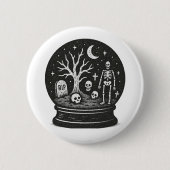 Halloween Globe Button (Vorderseite)