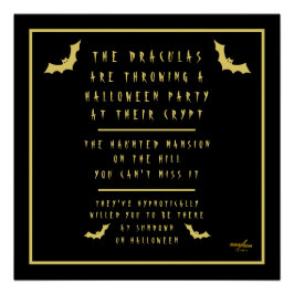 Halloween Glossy Poster von Poet Adiela Akoo entwo