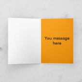 Halloween-glückliche Katze Karte (Innenseite)