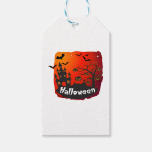 Halloween, glückliches Halloween, Halloween-Party Geschenkanhänger