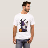 Halloween-Gnom-Basic-T-Shirt T-Shirt (Vorne ganz)