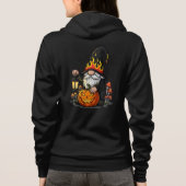 Halloween-Gnom Erwachsene Voll-Zip Kapuzenjacke Hoodie (Rückseite)