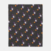 Halloween-Gnom-Flanelldecke Fleecedecke (Vorderseite)