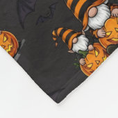 Halloween-Gnom-Flanelldecke Fleecedecke (Ecke)