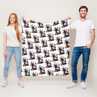Halloween-Gnom-Fleece-Decke Fleecedecke