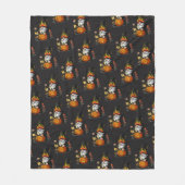 Halloween-Gnom-Fleece-Decke Fleecedecke (Vorderseite)
