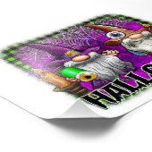 Halloween-Gnom Fotodruck (Ecke)