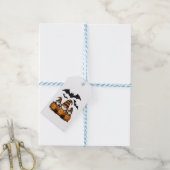 Halloween-Gnom-Geschenk-Anhänger Geschenkanhänger (Mit Garn)