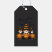 Halloween-Gnom-Geschenkanhänger Geschenkanhänger (Vorderseite)