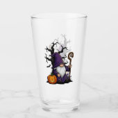 Halloween-Gnom-Glas-Tasse Glas (Vorderseite)