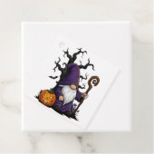 Halloween-Gnom-Gunstbeweise-Tags Geschenkanhänger (Beispiel)
