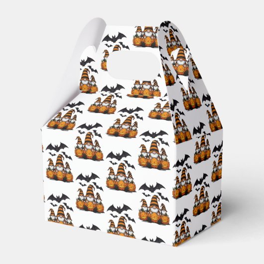 Halloween-Gnom-Gunstbox Geschenkschachtel (Vorderseite)