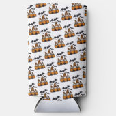 Halloween-Gnom-Koozie Selters Dosenkühler (Vorderseite)