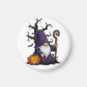 Halloween-Gnom-Magnet Magnet (Vorne)