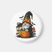 Halloween-Gnom-Magnet Magnet (Vorne)