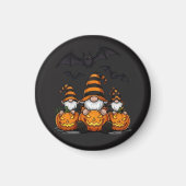 Halloween-Gnom-Magnet Magnet (Vorne)