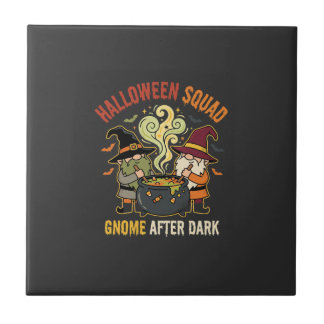 Halloween-Gnom-Mitternachtsstreich Fliese