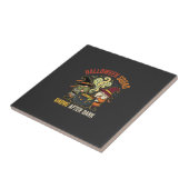 Halloween-Gnom-Mitternachtsstreich Fliese (Seite)