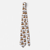 Halloween-Gnom-Neck-Tie Krawatte (Vorderseite)