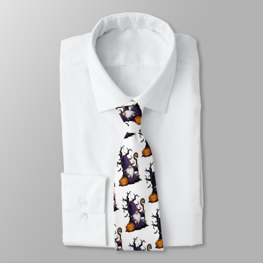 Halloween-Gnom-Neck-Tie Krawatte (Gebunden)