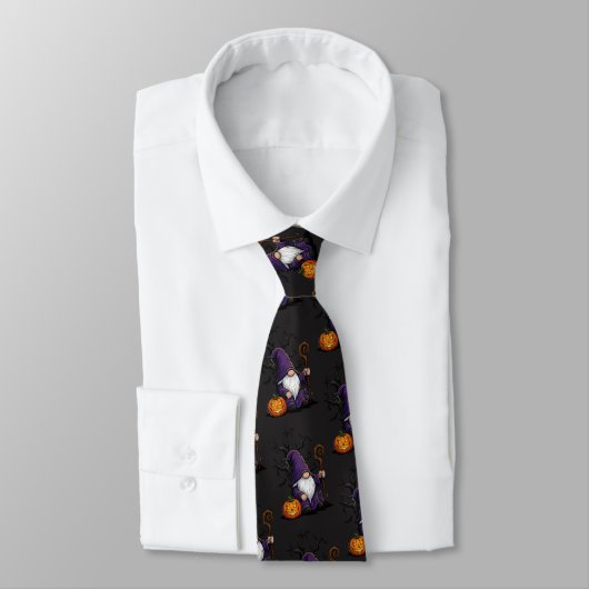Halloween-Gnom-Neck-Tie Krawatte (Gebunden)