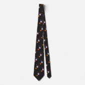 Halloween-Gnom-Neck-Tie Krawatte (Vorderseite)