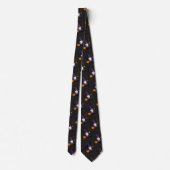 Halloween-Gnom-Neck-Tie Krawatte (Rückseite)