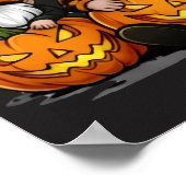Halloween-Gnom-Plakat Poster (Ecke)