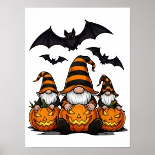 Halloween-Gnom-Poster Poster