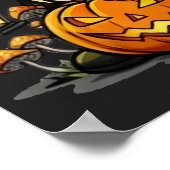 Halloween-Gnom-Poster Poster (Ecke)