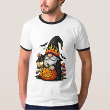 Halloween-Gnom-Ringer-T-Shirt