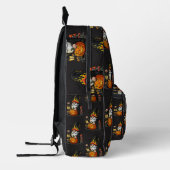 Halloween-Gnom-Rucksack Bedruckter Rucksack (Links)