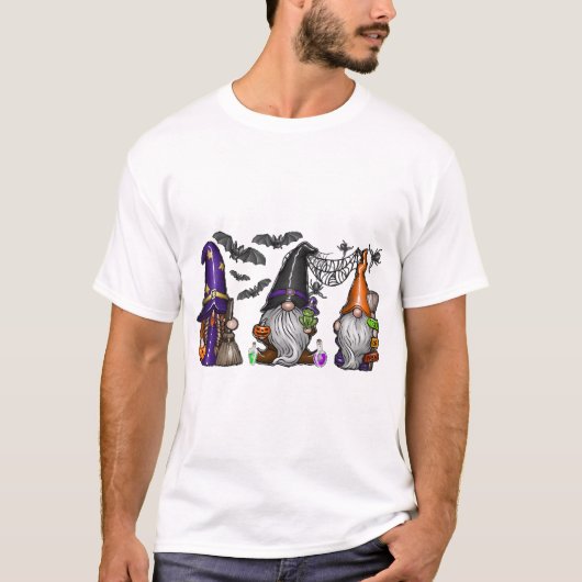 Halloween-Gnom T-Shirt (Vorderseite)