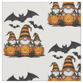 Halloween-Gnom-Textilie Stoff (Nahaufnahme)