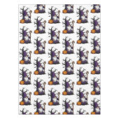 Halloween-Gnom-Tischdecke Tischdecke (Vorderseite)