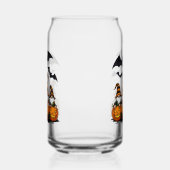 Halloween-Gnom-Trinkset Dosenglas (Links)