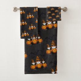 Halloween-Gnom-Tuch-Set Badhandtuch Set