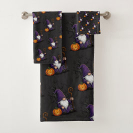 Halloween-Gnom-Tuch-Set Badhandtuch Set