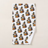Halloween-Gnom-Tuch-Set Badhandtuch Set (Handtuch)