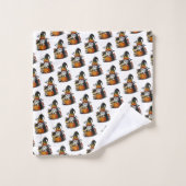 Halloween-Gnom-Tuch-Set Badhandtuch Set (Waschlappen)