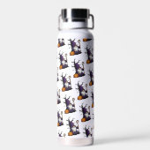 Halloween-Gnom-Wasserflasche Trinkflasche (Rückseite)