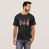 Halloween Gnomas Niedlicher Herbstkürbis T-Shirt (Vorne ganz)