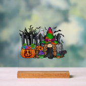 Halloween Gnome Acrylschild (Neutral)