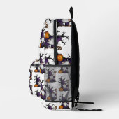 Halloween Gnome Backpack Bedruckter Rucksack (Rechts)
