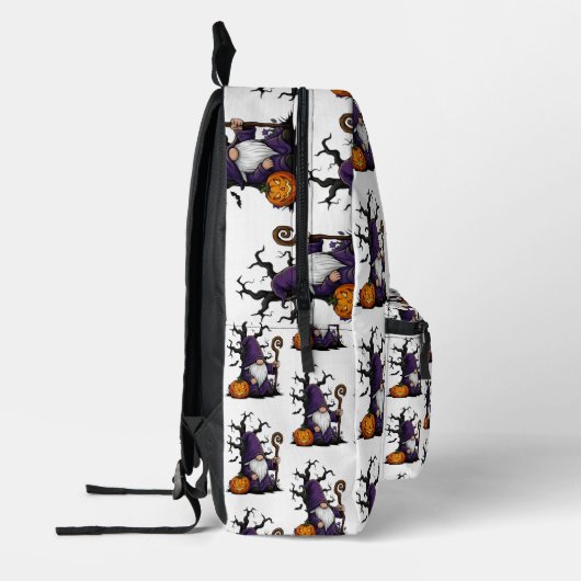 Halloween Gnome Backpack Bedruckter Rucksack (Links)
