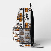 Halloween Gnome Backpack Bedruckter Rucksack (Rechts)