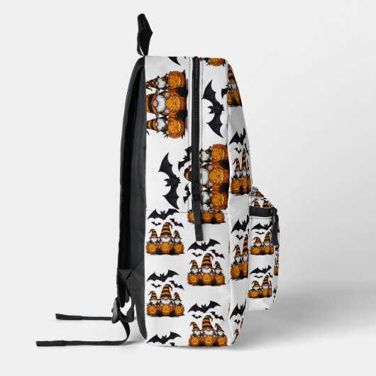 Halloween Gnome Backpack Bedruckter Rucksack (Links)