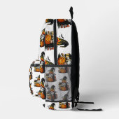 Halloween Gnome Backpack Bedruckter Rucksack (Rechts)